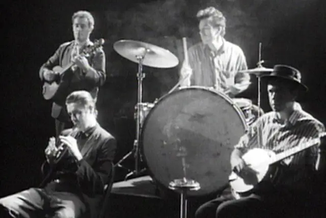 The Pogues in the "Fairytale of New York" video